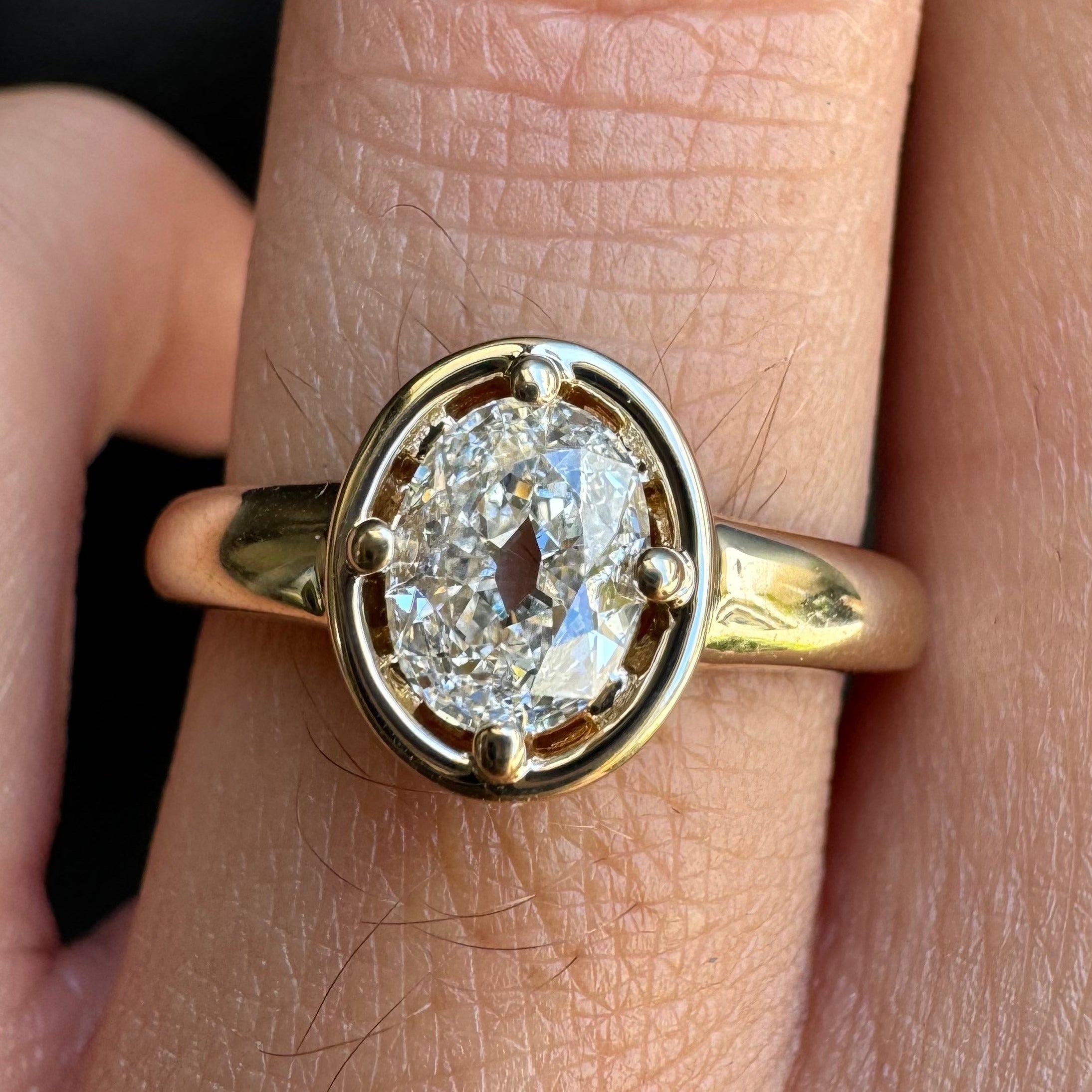 0.63ct Oval Georgia Ring [on hand]