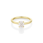 0.65ct Oval Diamond Francesca Ring