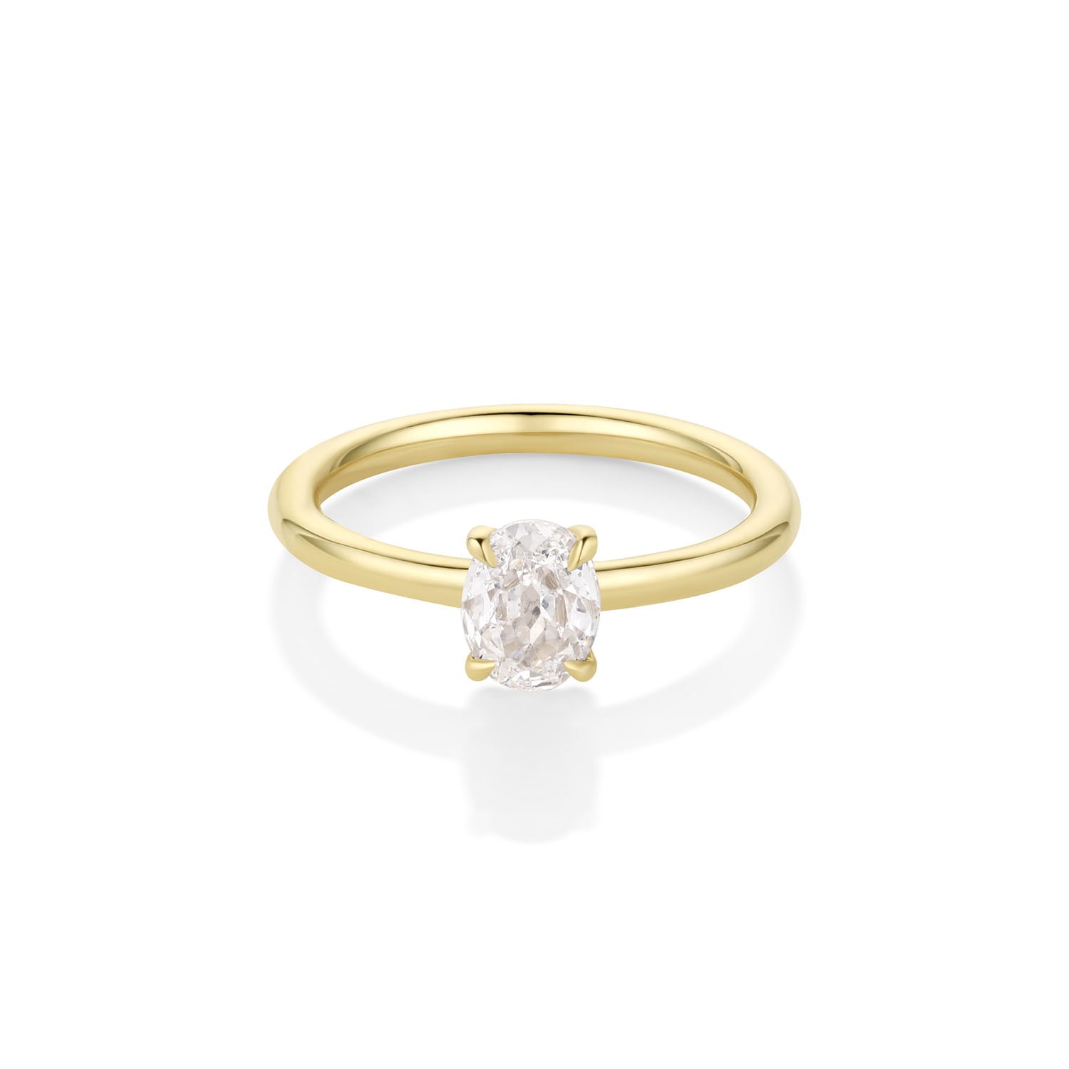 0.65ct Oval Diamond Francesca Ring