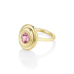 0.91ct Pink Sapphire In-Orbit Ring