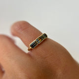 0.95tcw Montana Sapphire Harley Ring [on hand]