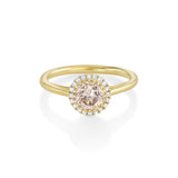 1.04ct Champagne Perfect Halo - Marrow Fine