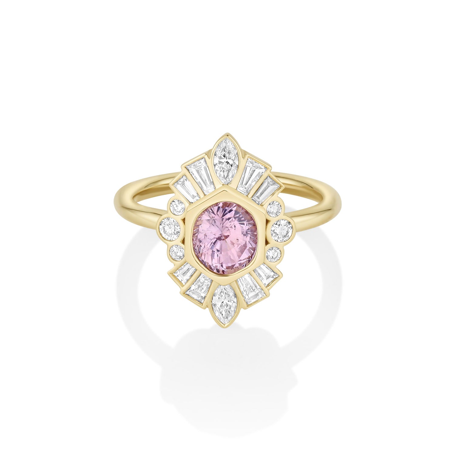 1.55ct Sapphire Stella Ring [Yellow Gold]