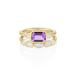 1.59ct Sapphire and Diamond Ring with Tracer Band [Yellow Gold]