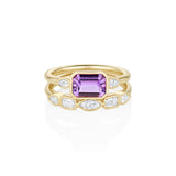 1.59ct Sapphire and Diamond Ring with Tracer Band [Yellow Gold]