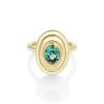 1.60ct Green Sapphire In-Orbit Ring