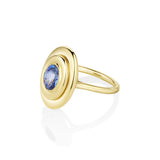 1.67ct In Orbit Sapphire Ring side view