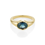 1.77ct Sapphire Bezel Pinky Ring - Marrow Fine