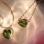 1.90ct Peridot Pear Shape Necklace