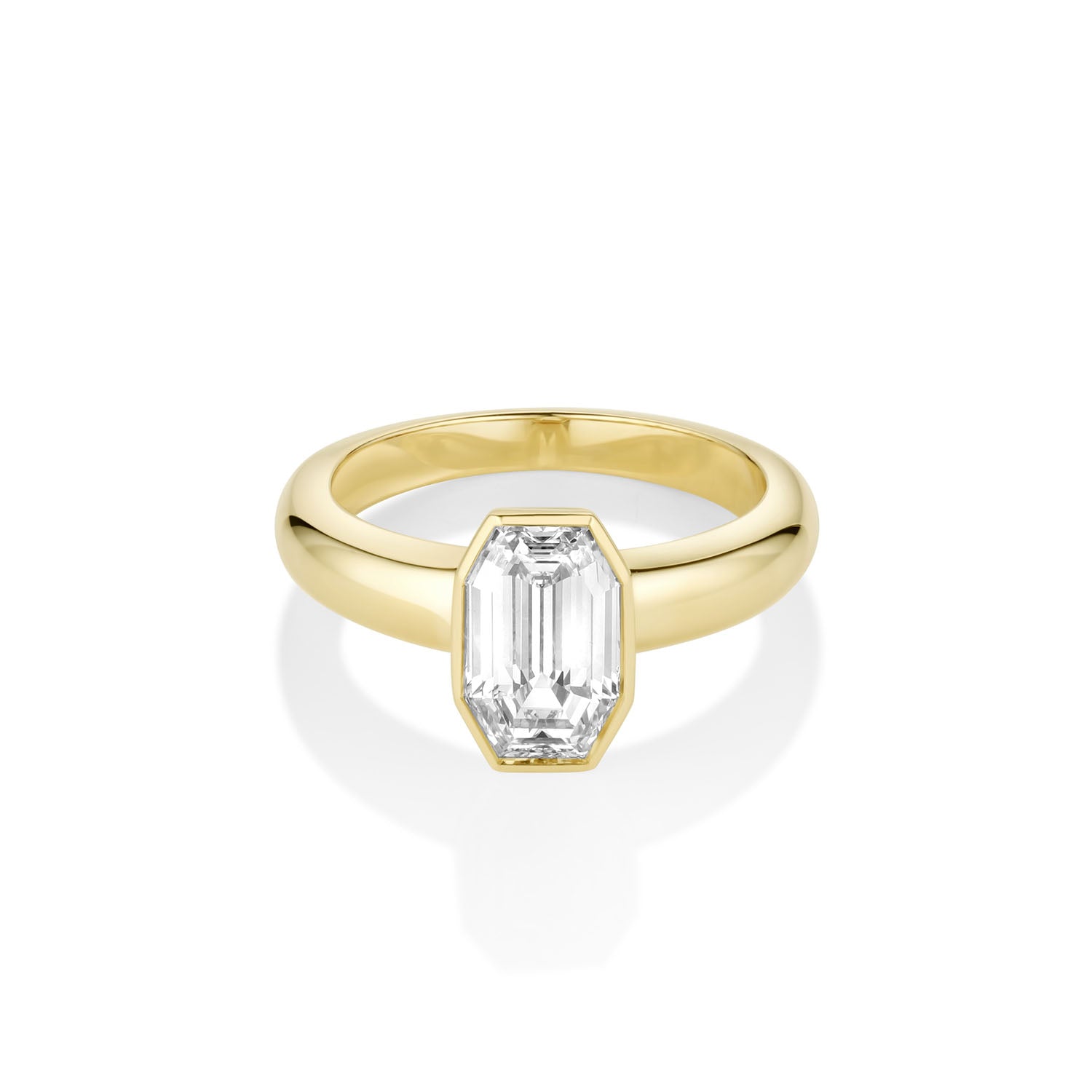 2.03ct Octagon Diamond Ring