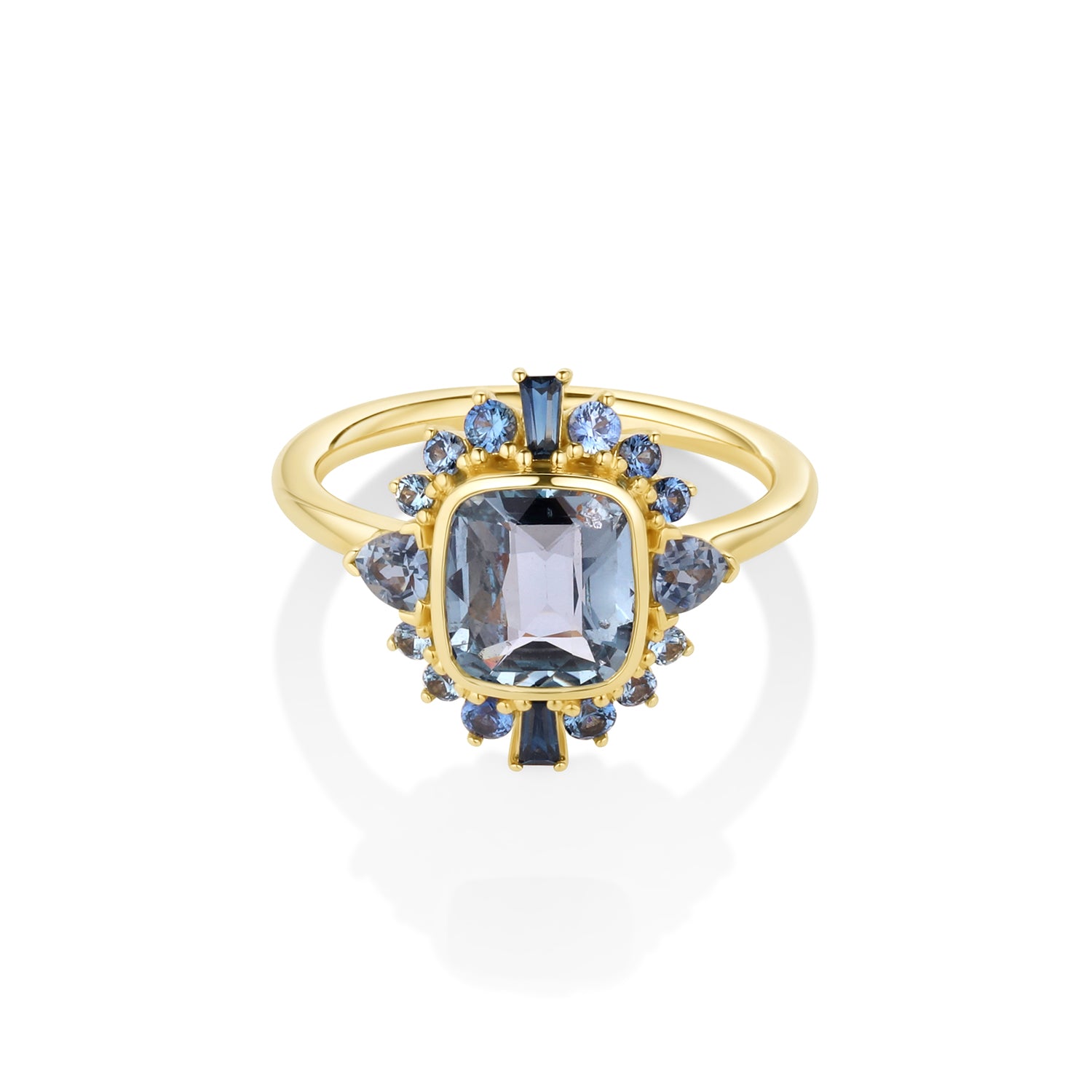 2.10ct Sapphire Ballerina Ring [Yellow Gold]