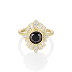 2.26ct Black Diamond Stella Ring [Yellow Gold]