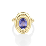 2.79ct Purple Sapphire In-Orbit Ring