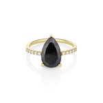 2.88ct Black Diamond Sweet Melissa [Yellow Gold]