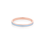 Something Blue Enamel Band [Rose Gold]