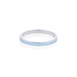 Something Blue Enamel Band [White Gold]