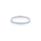 Something Blue Enamel Band [White Gold]