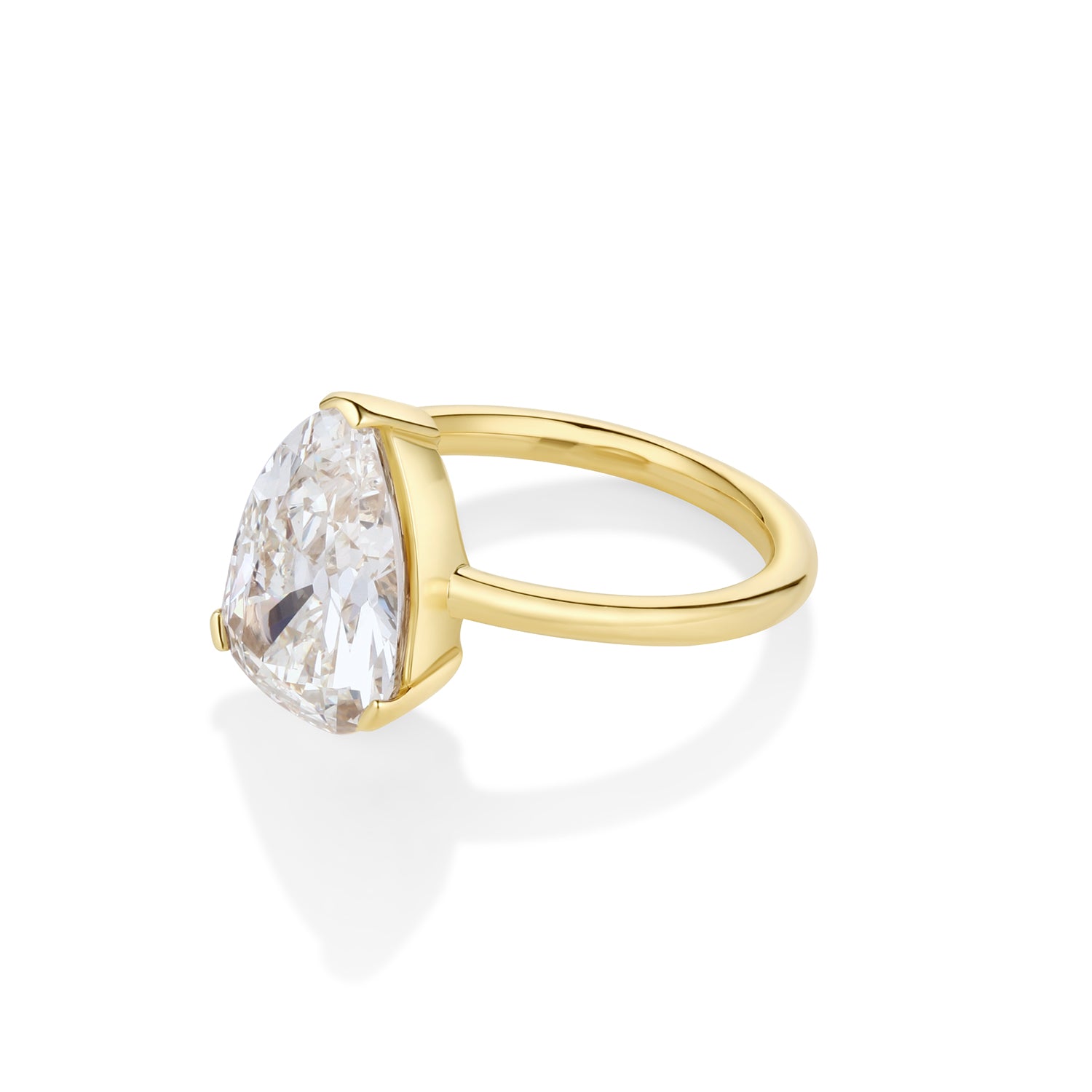 3.41ct Diamond Sloane Ring Side View