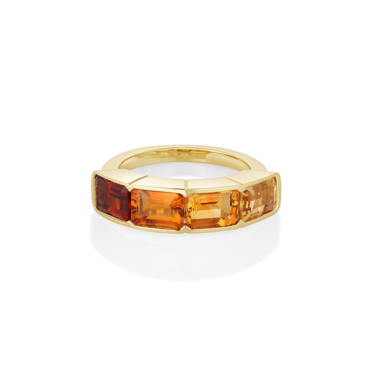 3.76tcw Citrine Harley Ring [Yellow Gold]