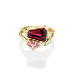 3.97ct Rhodolite and Sapphire Set - Marrow Fine