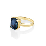 5.05ct Sapphire Cushion Ring