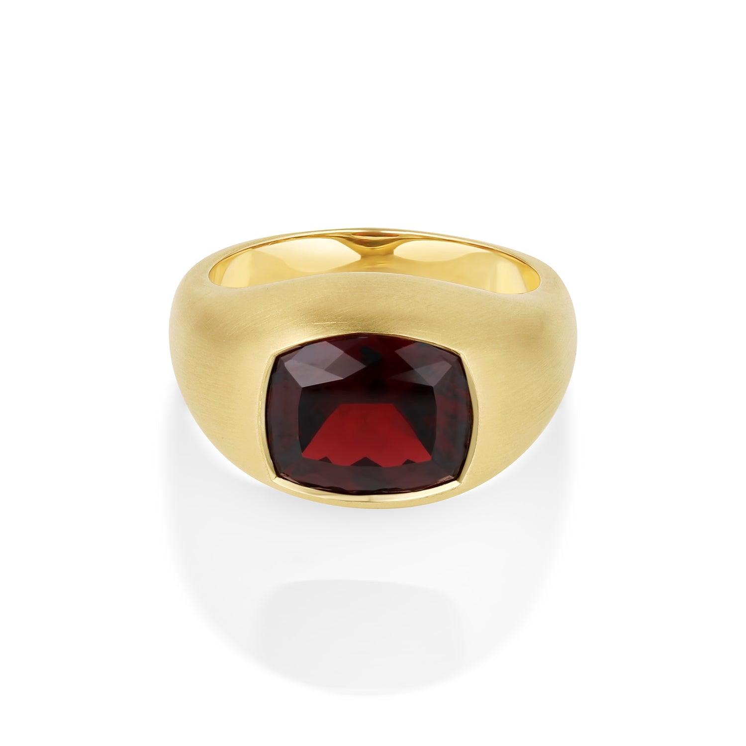 5.06ct Garnet Pinky Bombe - Marrow Fine