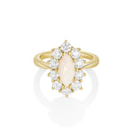 .53ct Opal Marquise Petals Ring - Marrow Fine