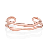 Curved Freeform Gold Cuff [Rose Gold]