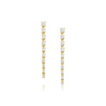 Diamond Cascading Earrings [yellow gold]