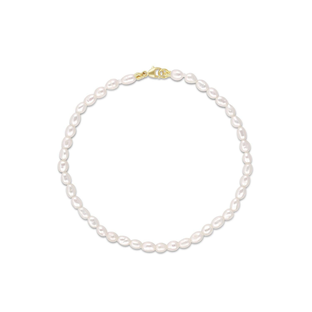 Everyday Tear Drop Pearl Bracelet - Marrow Fine [Yellow Gold]