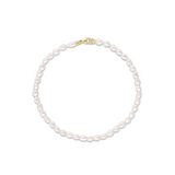 Everyday Tear Drop Pearl Bracelet - Marrow Fine [Yellow Gold]