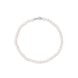 Everyday Tear Drop Pearl Bracelet - Marrow Fine [White Gold]