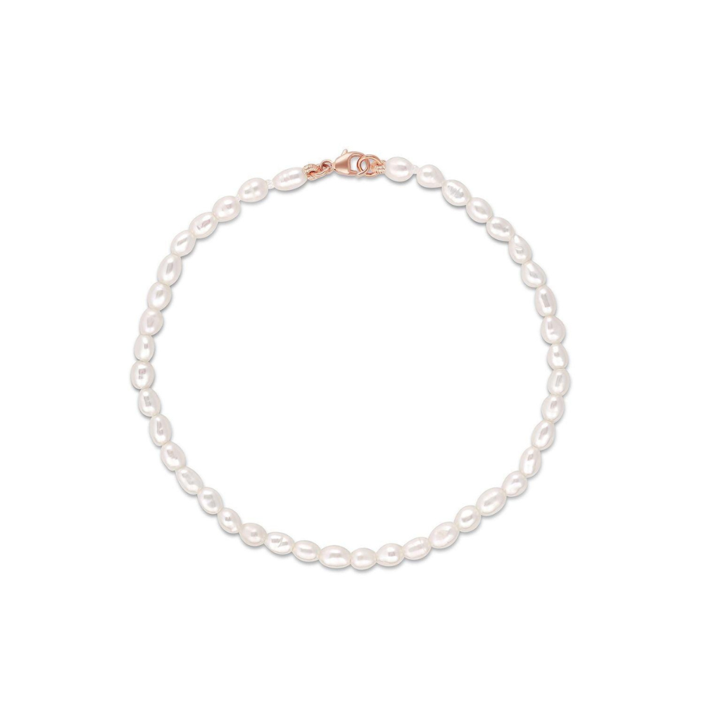 Everyday Tear Drop Pearl Bracelet - Marrow Fine [Rose Gold]