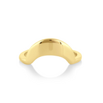 Marrow Fine Jewelry Arched Gold Stacking Band [Yellow Gold]