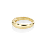 Everyday Dome Ring Side View [Yellow Gold]