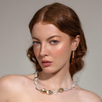 Gold-Dipped Baroque Pearl Choker - Marrow Fine