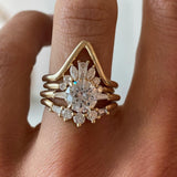 White Diamond Gemma Ballerina Ring - Marrow Fine