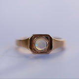 Moonstone Boyfriend Signet Ring