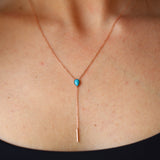 Turquoise Stillwater Lariat