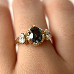 1.22ct Spinel Simone Three-Stone Engagement Ring - Marrow Fine