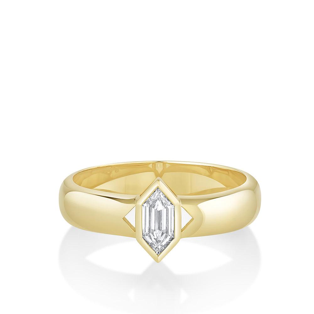 .32ct Diamond Hex Cut Band - Marrow Fine