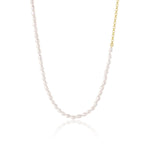 Tear Drop Pearl Necklace [Yellow Gold]