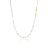 Tear Drop Pearl Necklace [Yellow Gold]