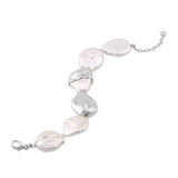 Gold-Dipped Baroque Pearl Bracelet - Marrow Fine [White Gold]