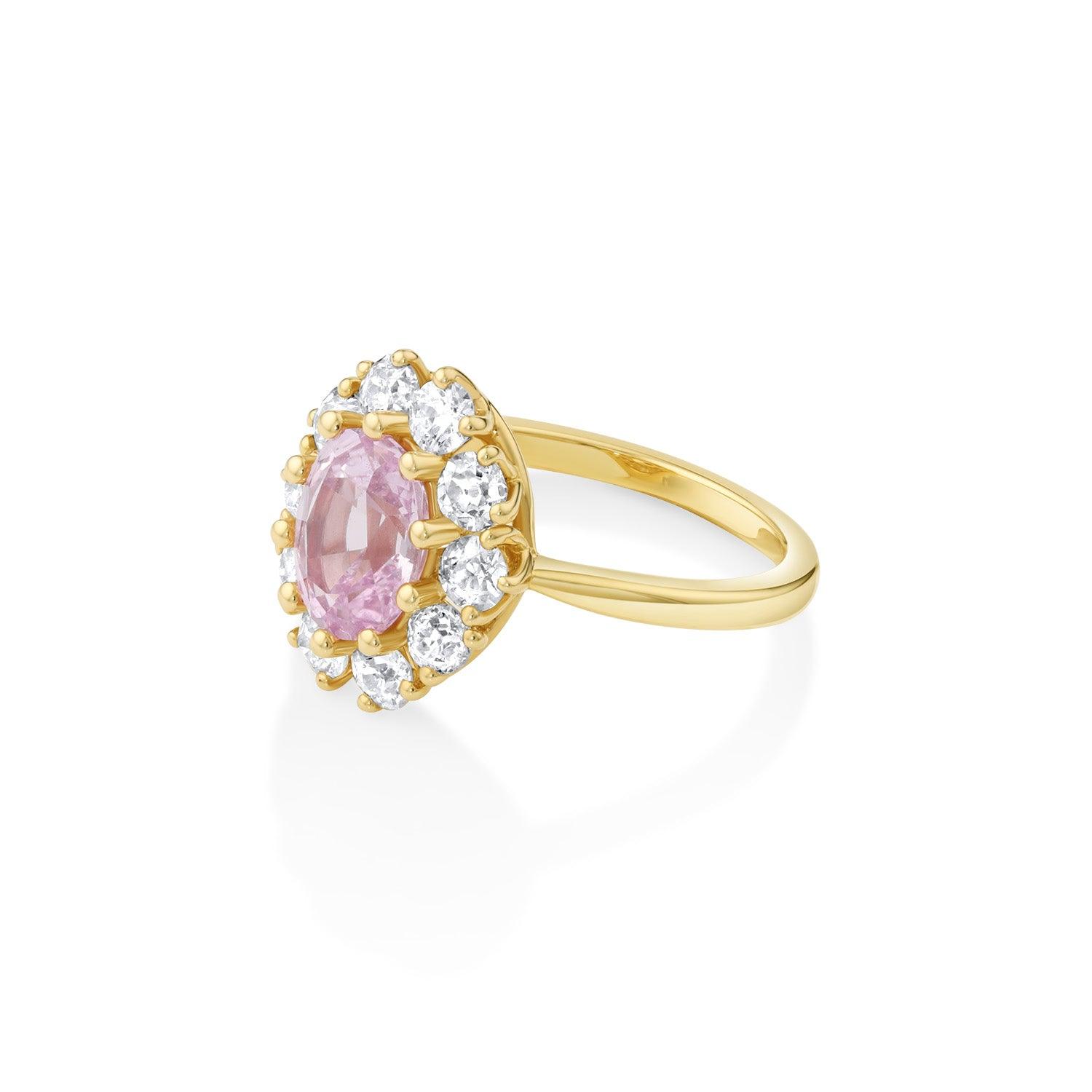 1.99ct Pink Sapphire Petals Ring - Marrow Fine