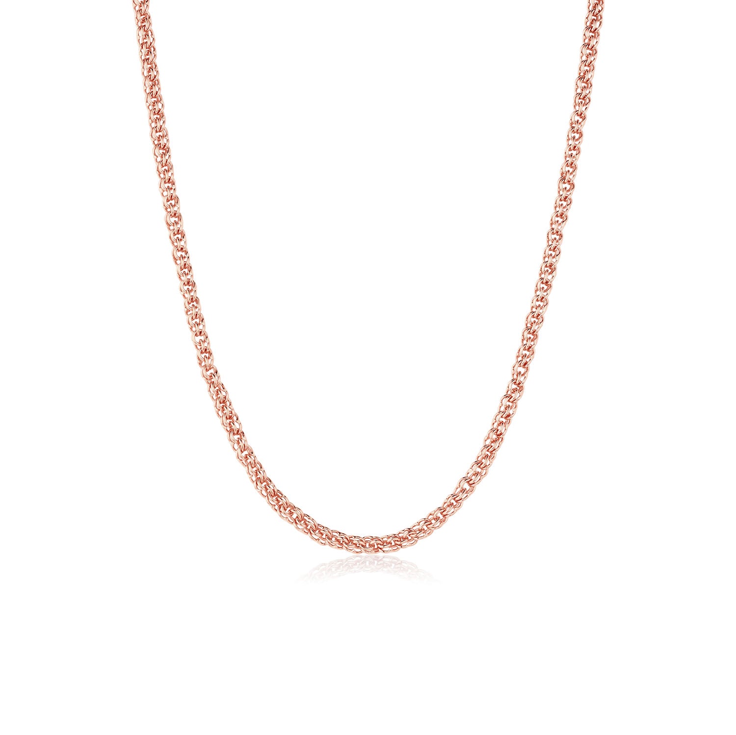 3.5mm Double Link Chain [Rose Gold]