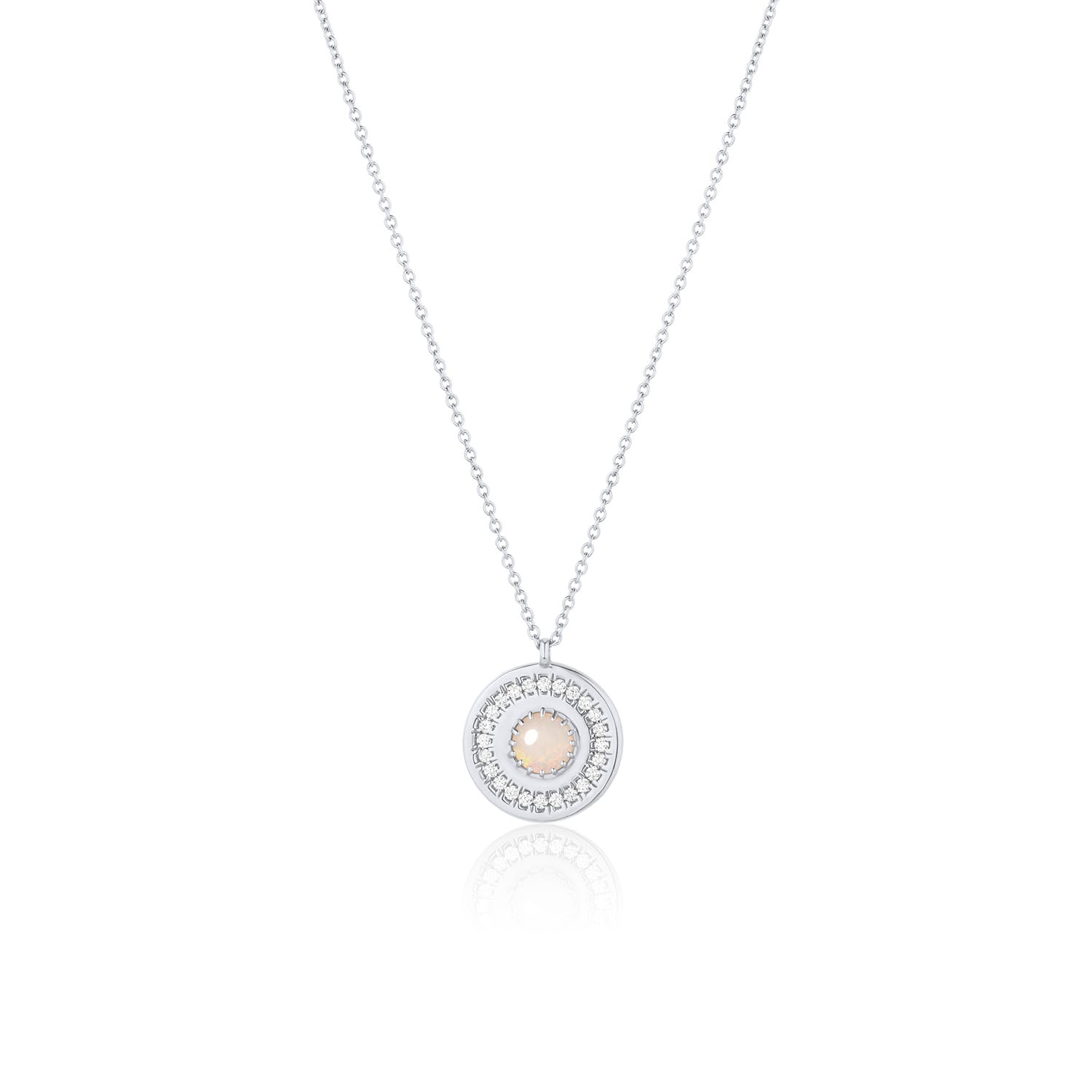 Opal La Femme Amulet [White Gold]