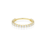 White Diamond Laurel Band [Yellow Gold]