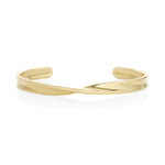 Mini Everyday Twist Link Cuff [Yellow Gold]