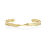 Mini Everyday Twist Link Cuff [Yellow Gold]